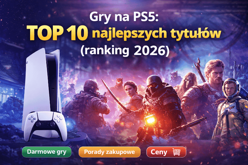 Gry na PS5: TOP 10 najlepszych tytułów (ranking 2026) + ceny, darmowe gry i porady zakupowe