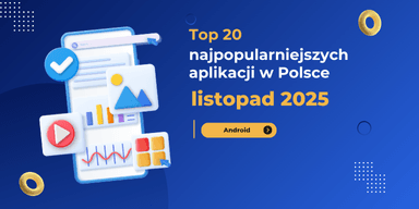 TOP 20 najpopularniejszych aplikacji w Polsce – listopad 2025 (Android)