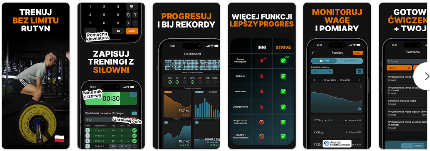 Dziennik Treningowy - Strive