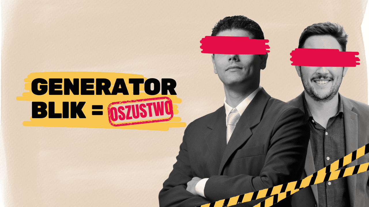 generator blik oszustwo uwaga