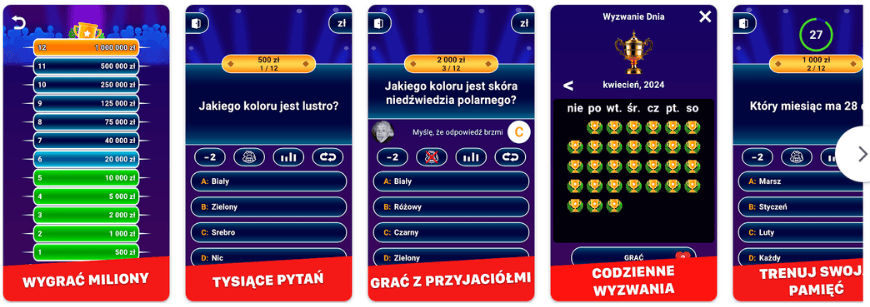 Milionerzy 2026: Polski Quiz