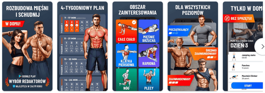 Ćwiczenia w Domu - Bez Sprzętu