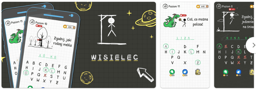 Wisielec: gry dla 2 os&oacute;b