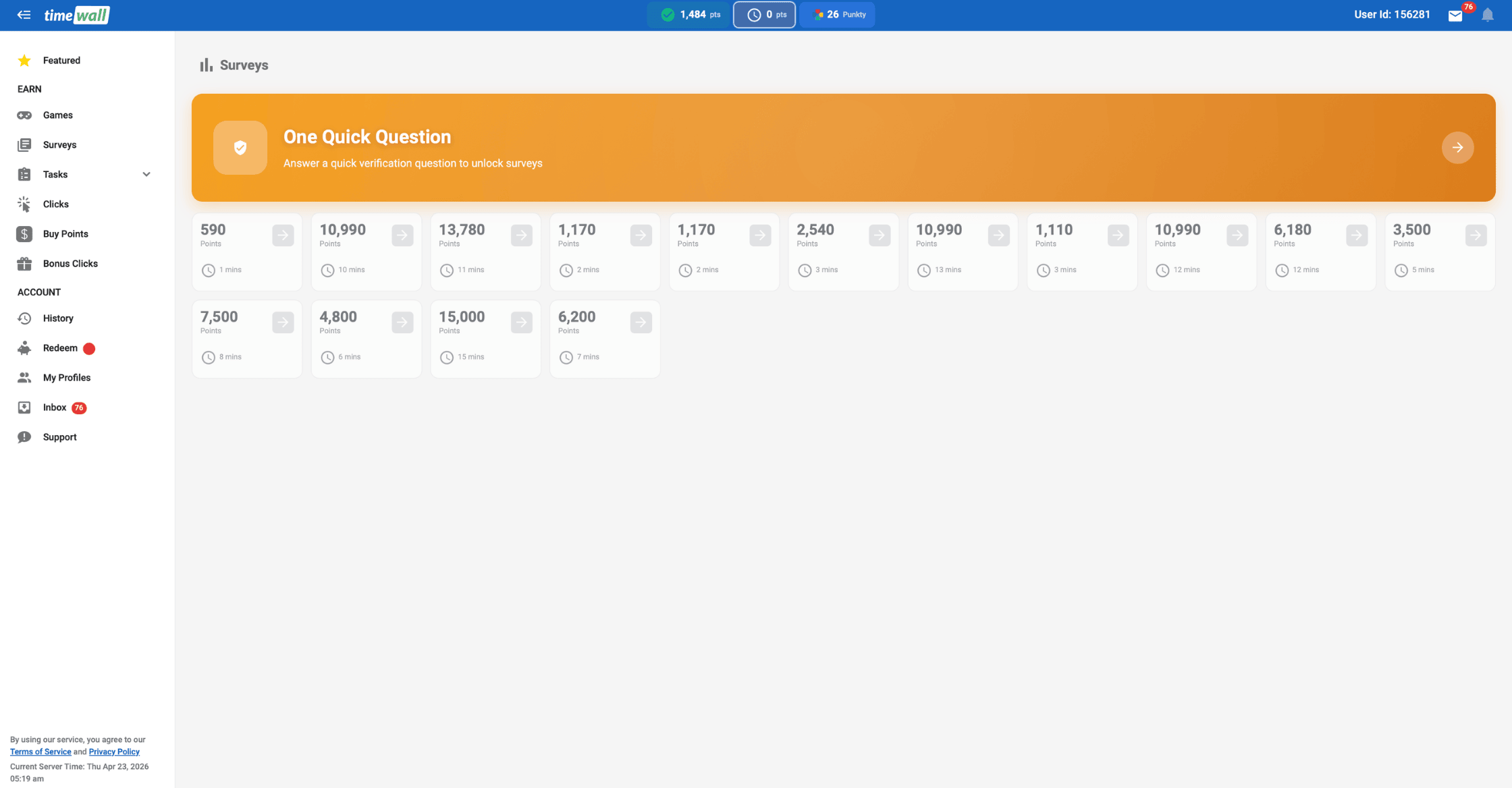 TimeWall na GrynaPlus.pl