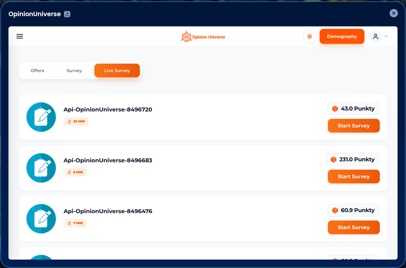 Ankiety OpinionUniverse na GrynaPlus.pl