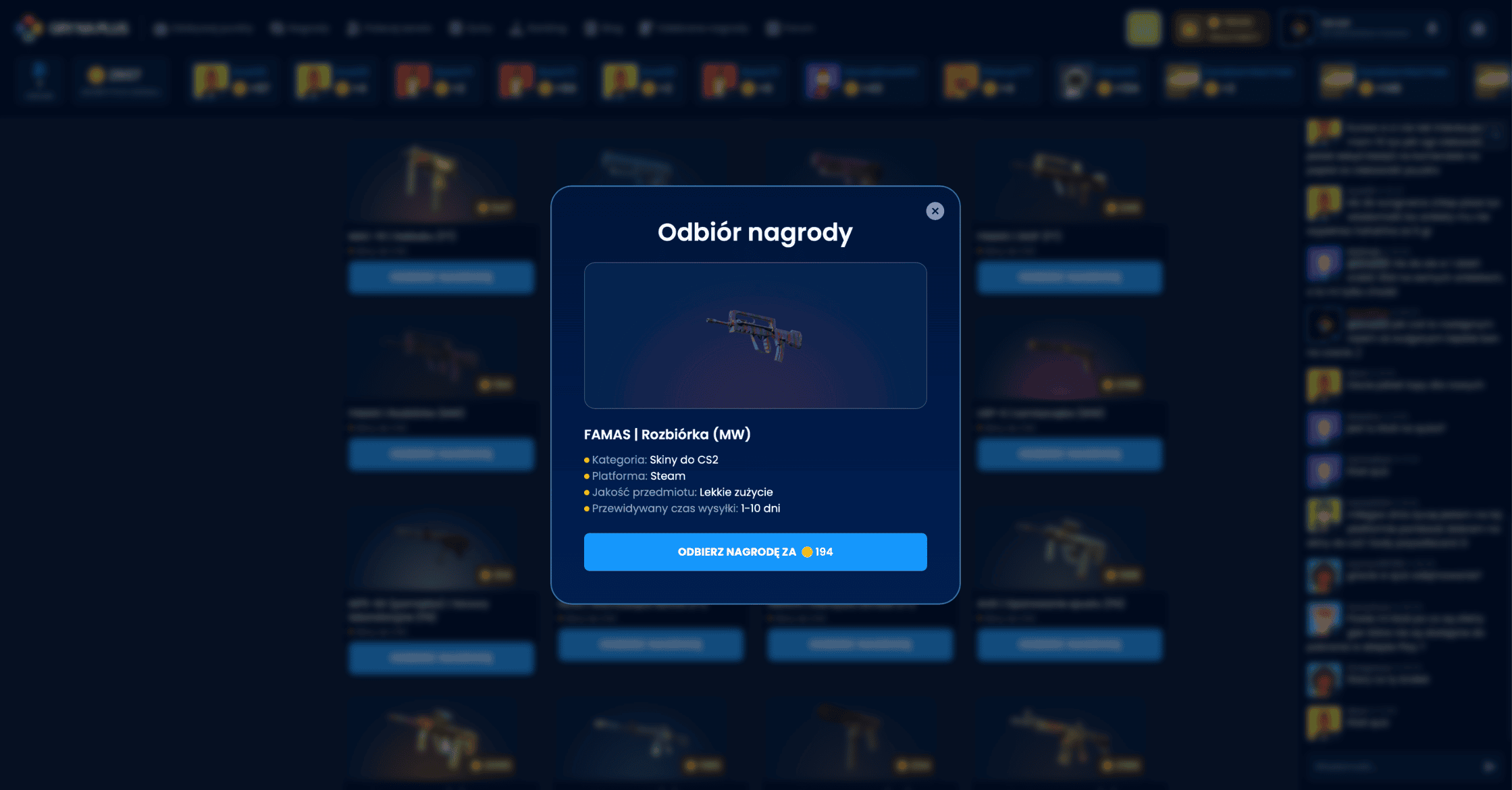 FAMAS | Rozbi&oacute;rka (MW)